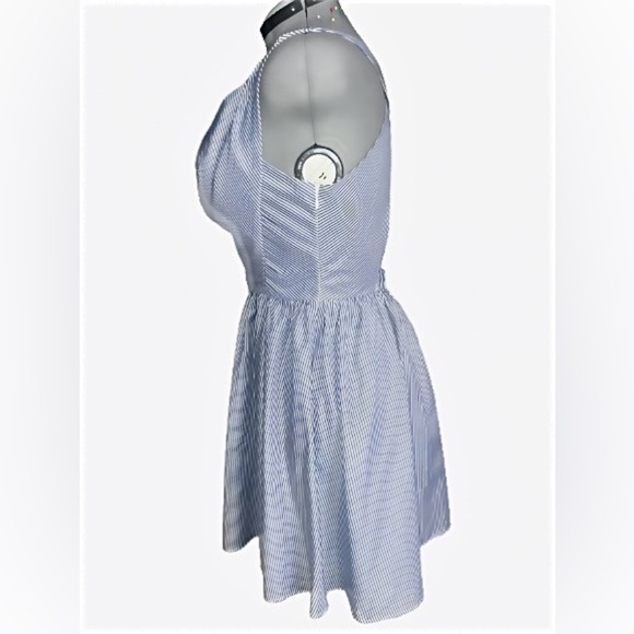 ASOS cross-back, flared skirt sun dress sz 10 - Picture 4 of 5